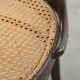 Set of 4 original vintage Thonet longJohn design diningchairs with bentwood