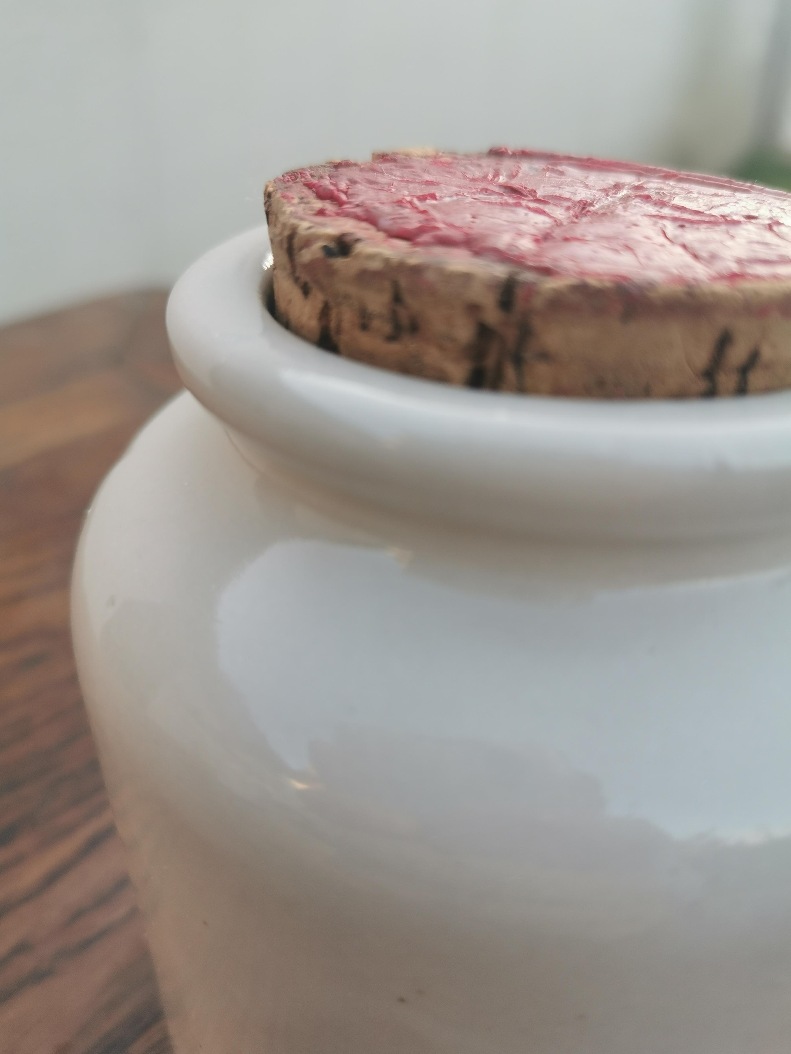 Sandstone mustard pot