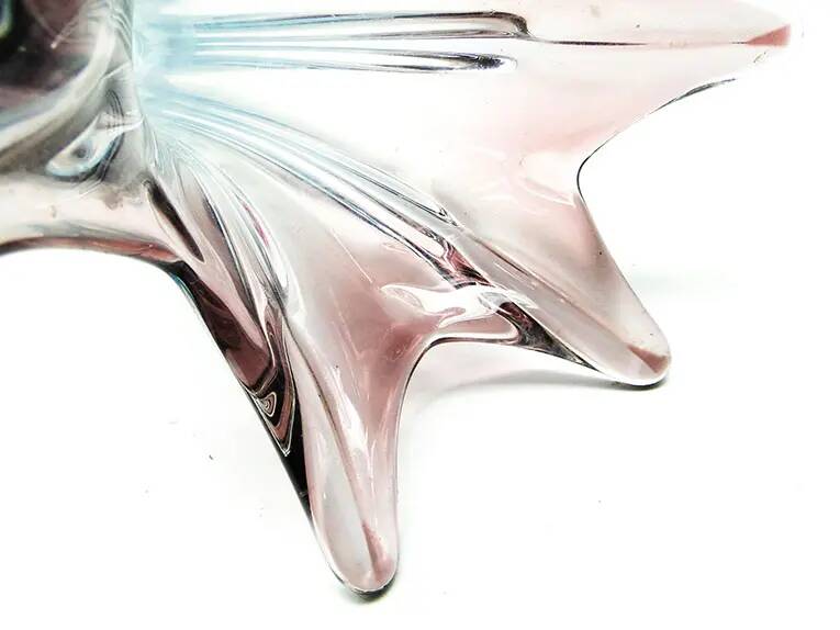 Murano vase, Sommerso, glass, design by F. Poli, Italy, 1950s