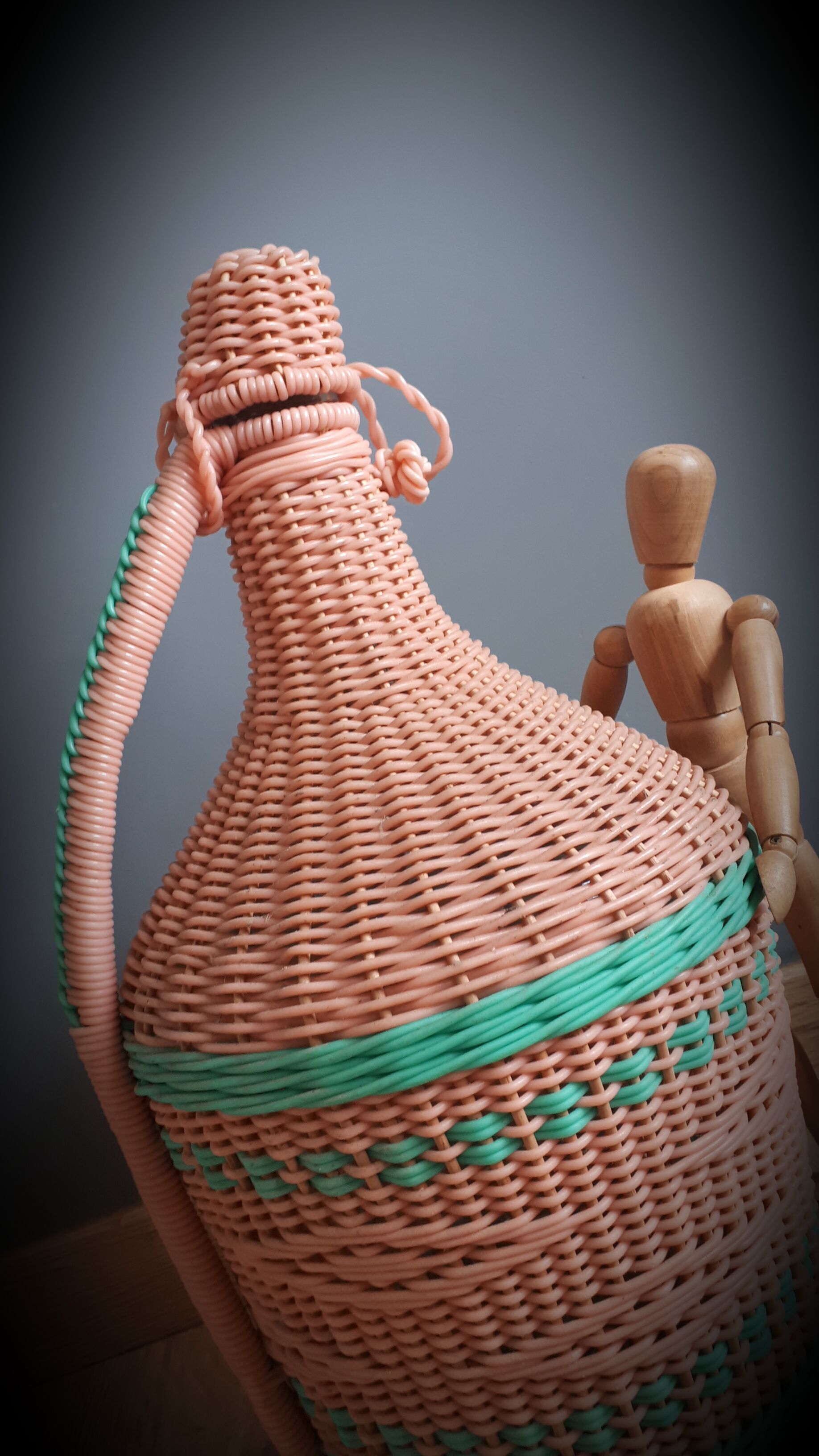 Bottle 6L scoubidou pink