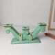 Art Deco St Clément ceramic candle holder