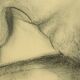 Charcoal Drawing Woman Nude Study Art Framed