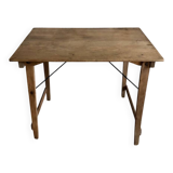 Renovated antique folding work table
