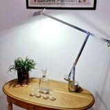 Louis XVI style oak desk console table