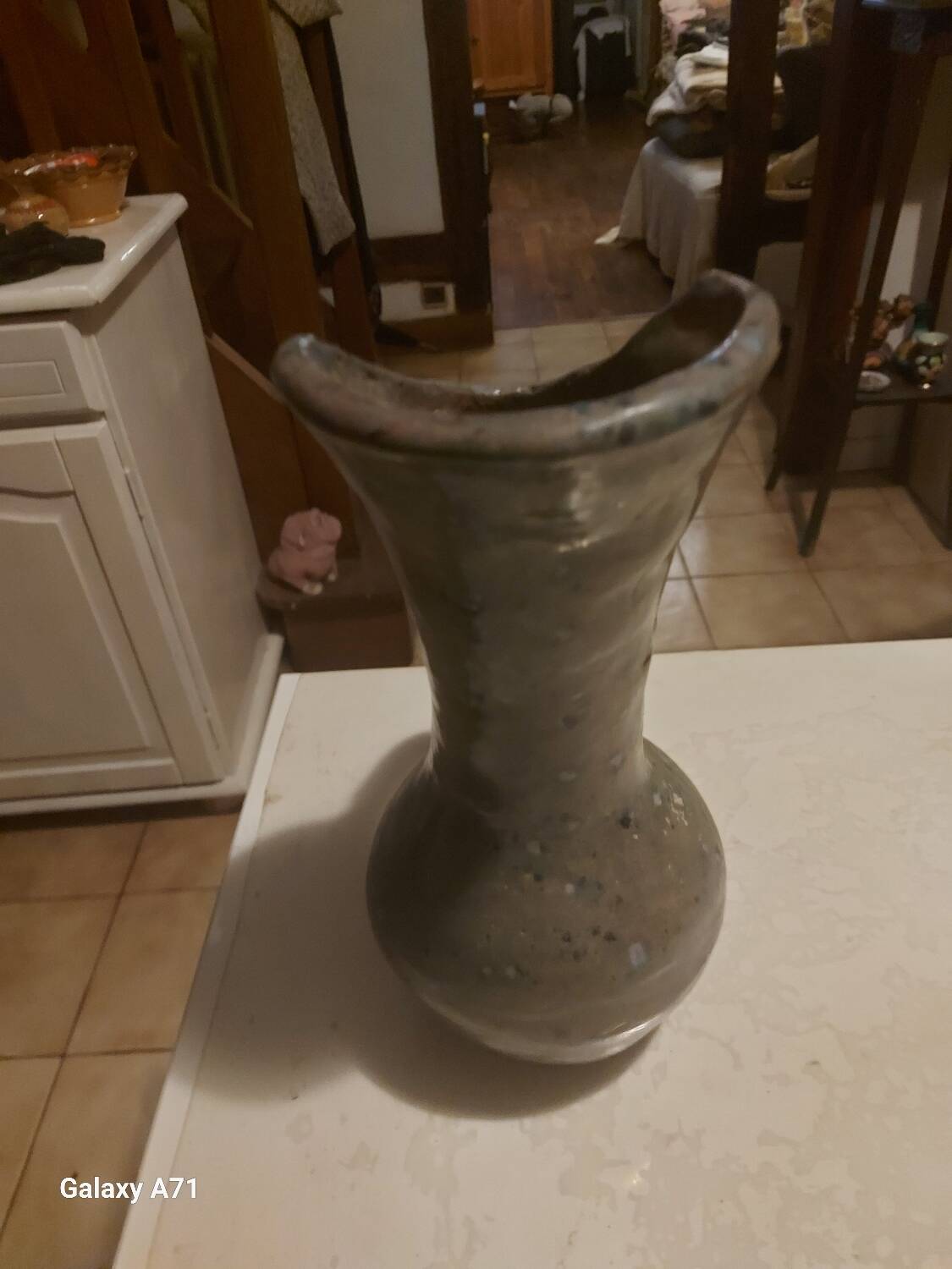 Jug, ancient glazed stoneware pitcher.