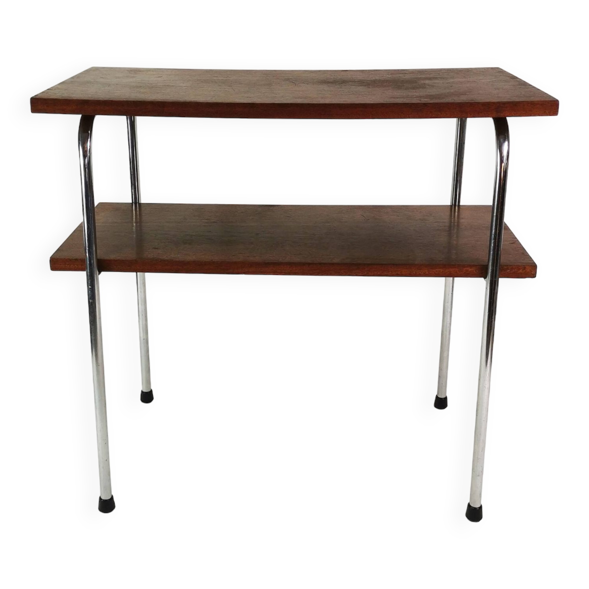 Bauhaus side table, Czechoslovakia, 1940s.