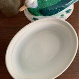 Hand-painted ceramic duck slip 1970