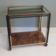 Vintage Italian beverage cart in the style of Romeo Rega, 1970