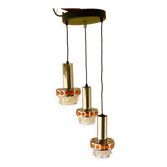 Raak Amsterdam Space 3-light waterfall pendant light age 70'