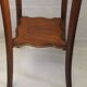 Wooden side table, pedestal console, 110 cm, plant stand, statue, sculpture