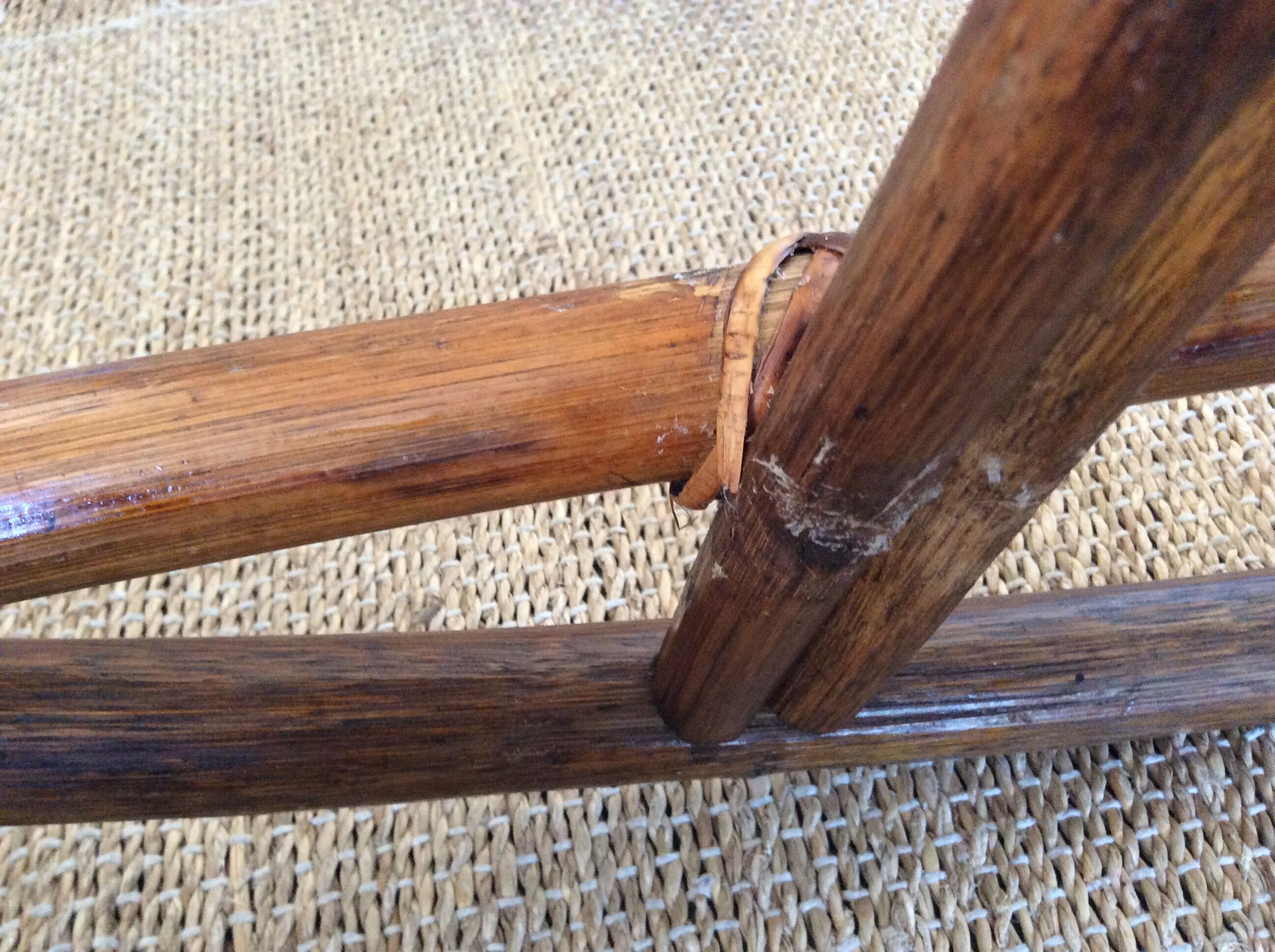 Rattan rocking horse