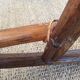Rattan rocking horse