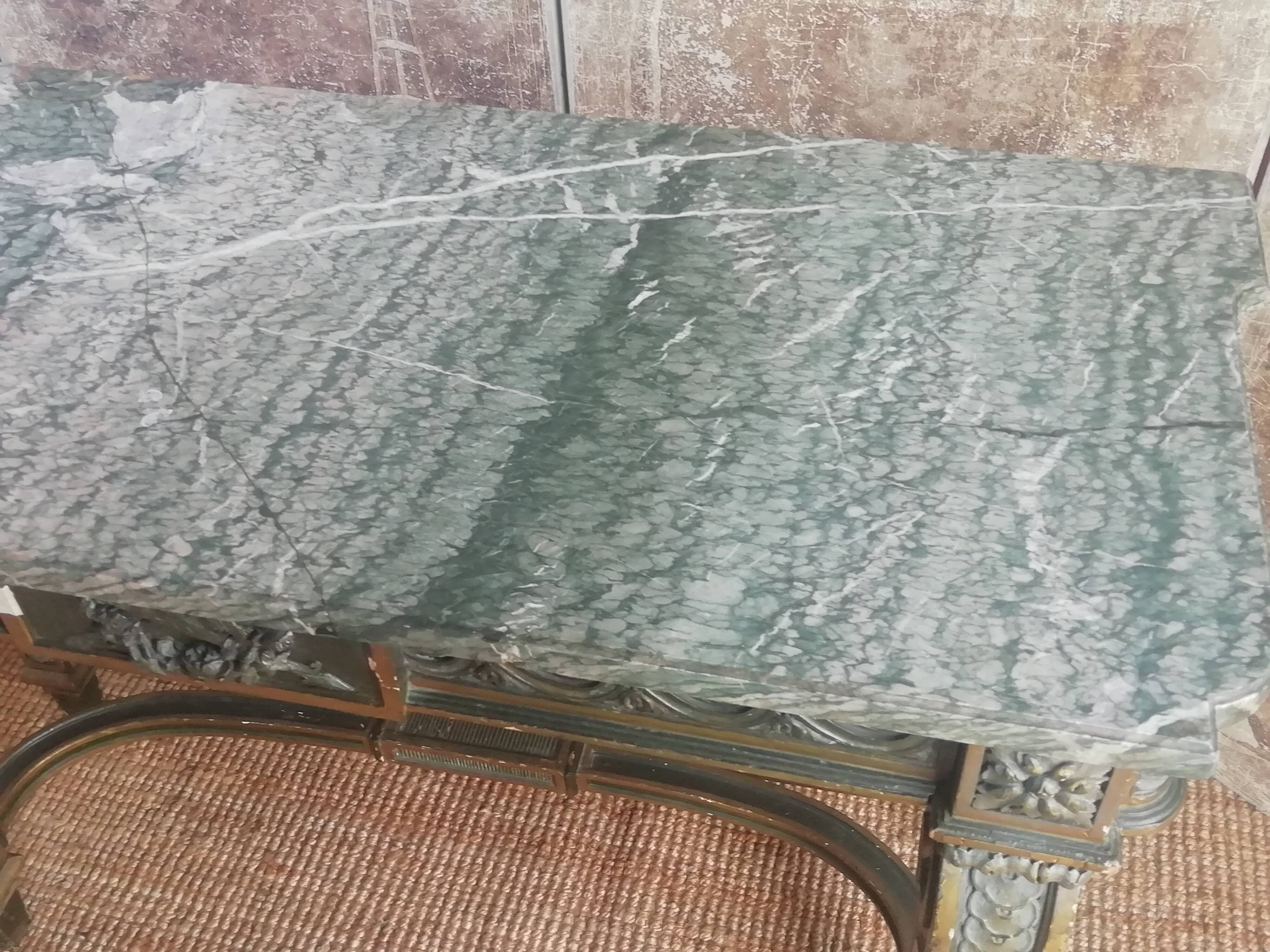 Louis XVI style console stamped Charles Millier and Co