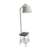 Vintage floor lamp with tablet