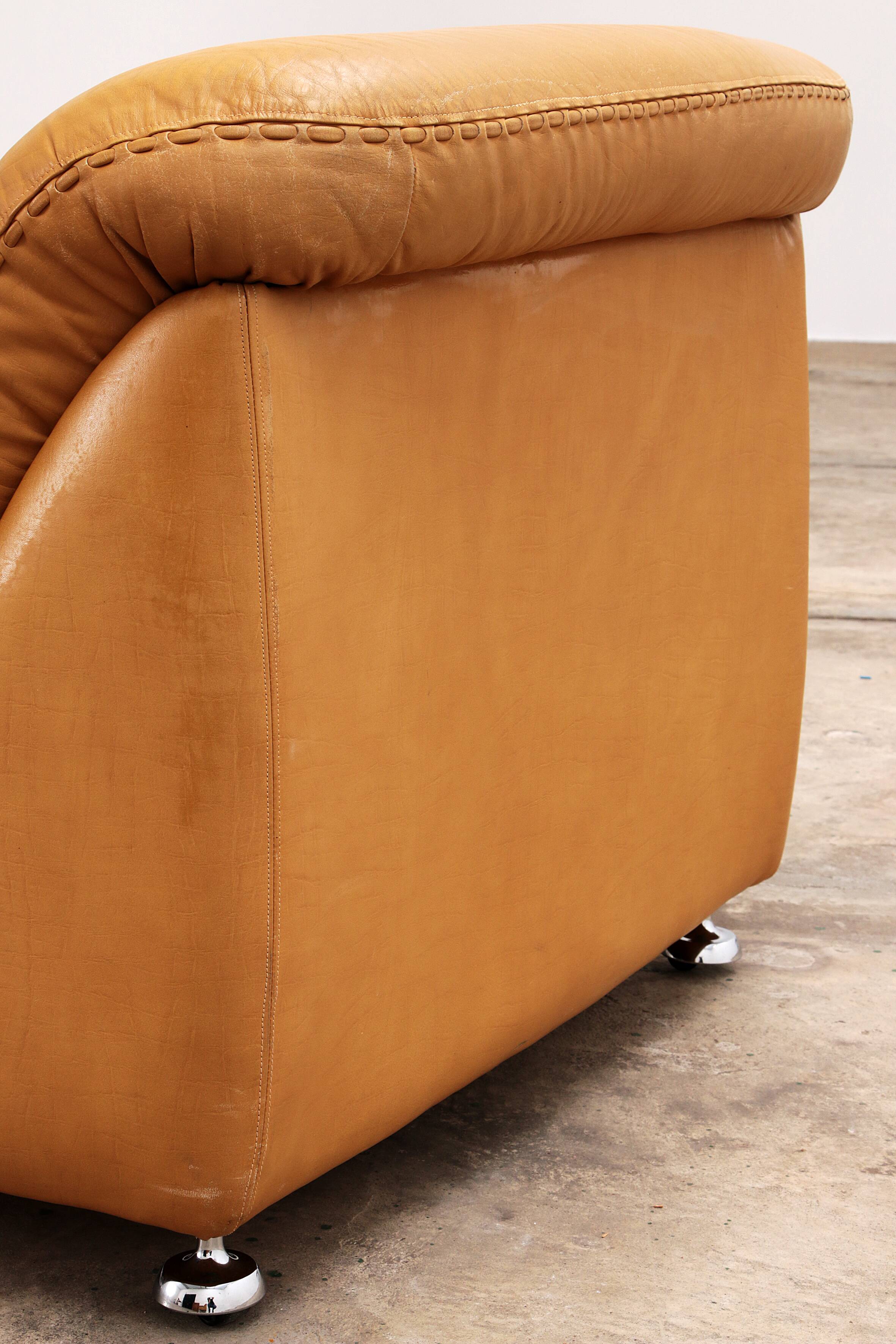 Vintage set Design armchairs by DeSede, 1970 Switzerland.