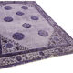 Hand-knotted antique oriental 1970s 216 cm x 320 cm purple carpet