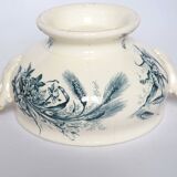 Dragonfly iron clay soup tureen