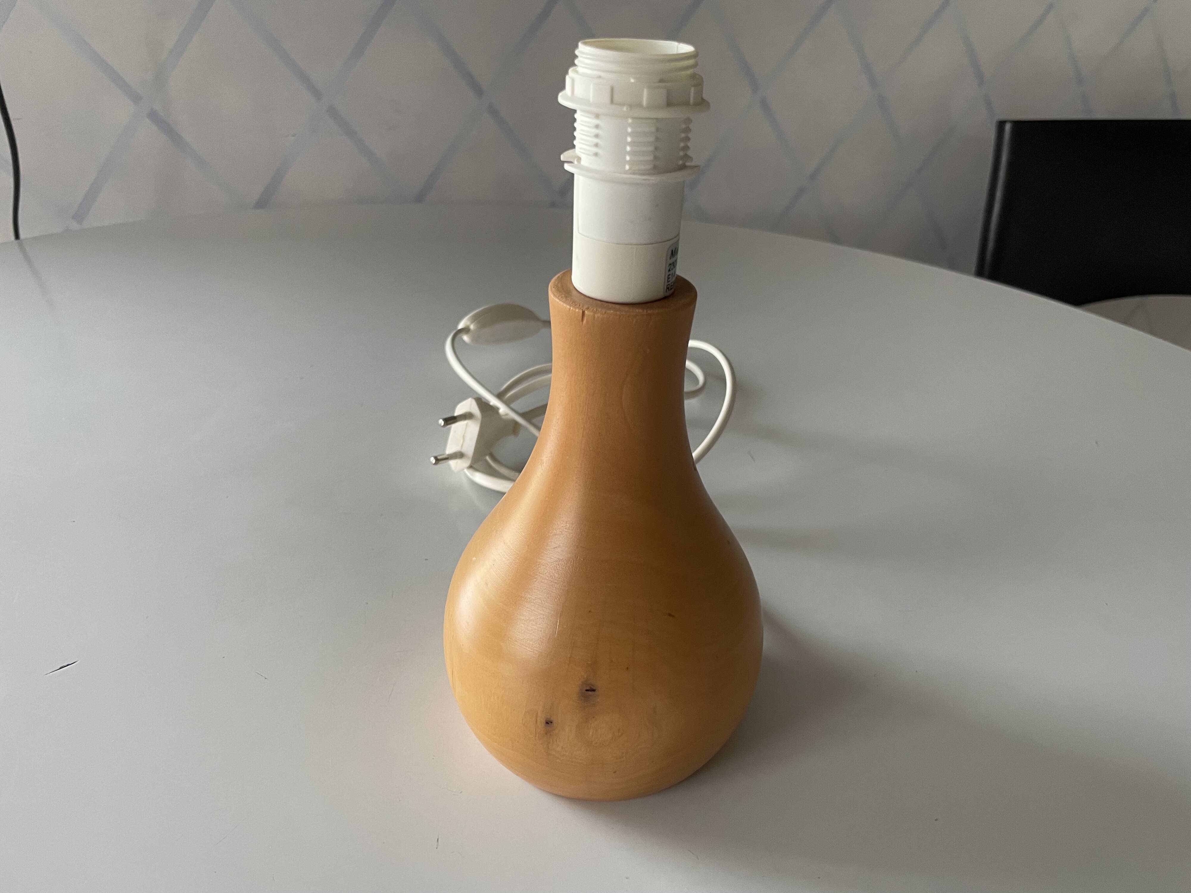 Wooden lamp from the 80s