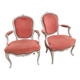 Paire de fauteuils d'époque Louis XV
