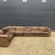 Prachtige De Sede Ds11, 7-delige set in brown patchwork