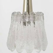 Set of three glass pendants by Carl Fagerlund for Orrefors, Sweden, 1960s.