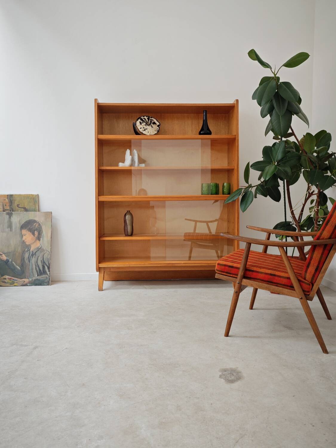Bookcase / Showcase by Frantisek Jirak for Tatra Pravenec 1960