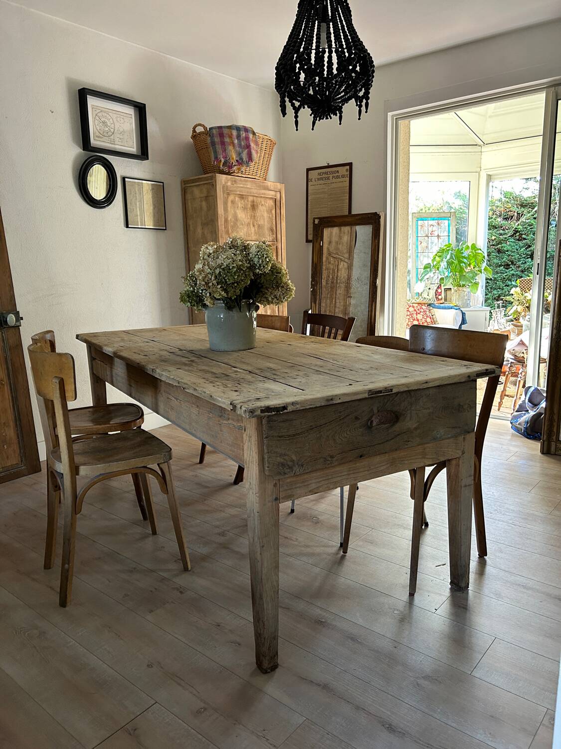 Large farm table