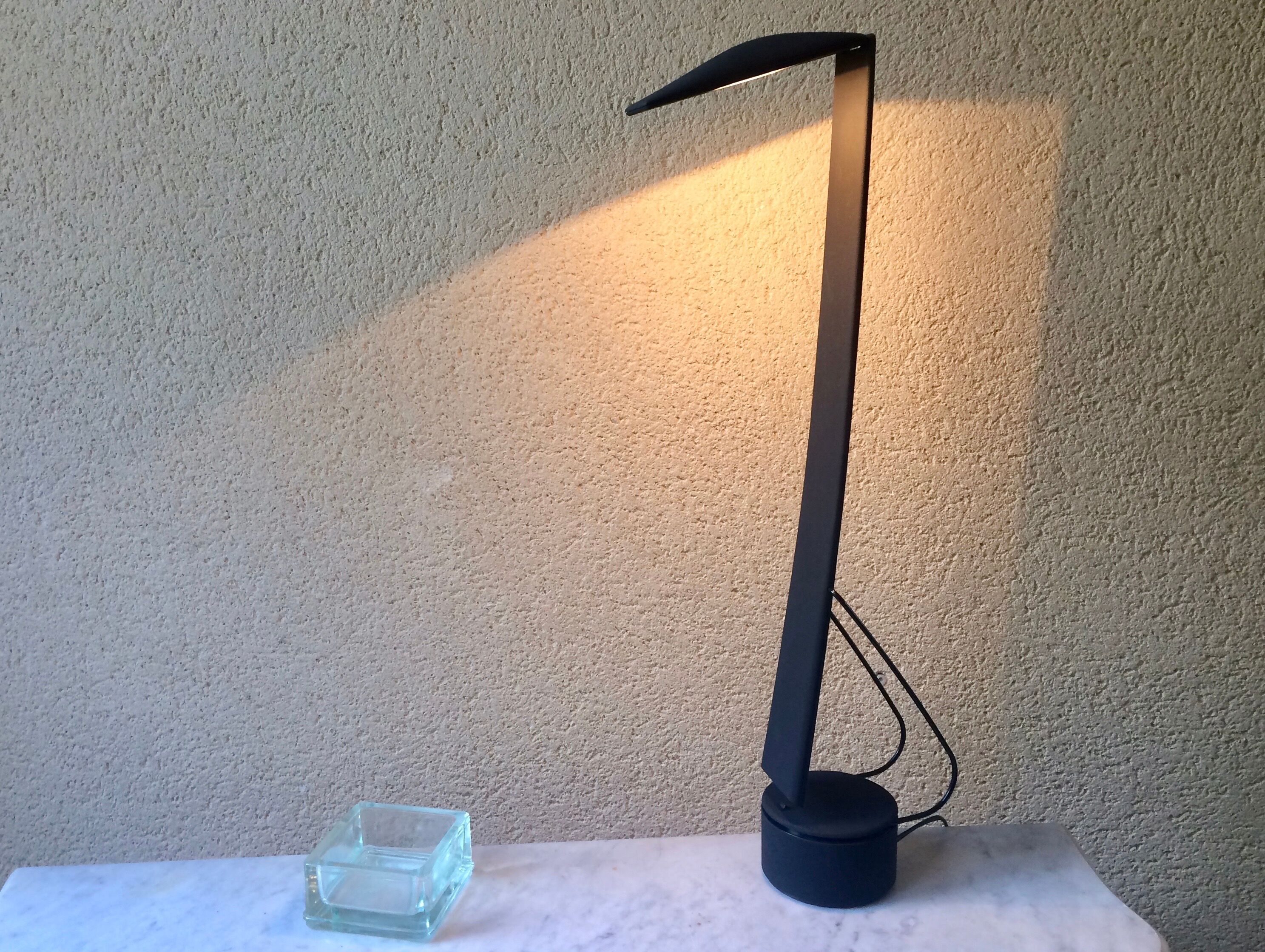 Desk lamp Dove design Mario Barbaglia & Marco Colombo italianaluce vintage 80