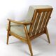 Beige boucle german bund armchair, 1970s