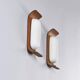 Pair of teak wall lights by Goffredo Reggiani, circa 1960