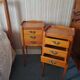 Bedside tables - Louis XV style in wood, 1960s - 1 set of 2 tables