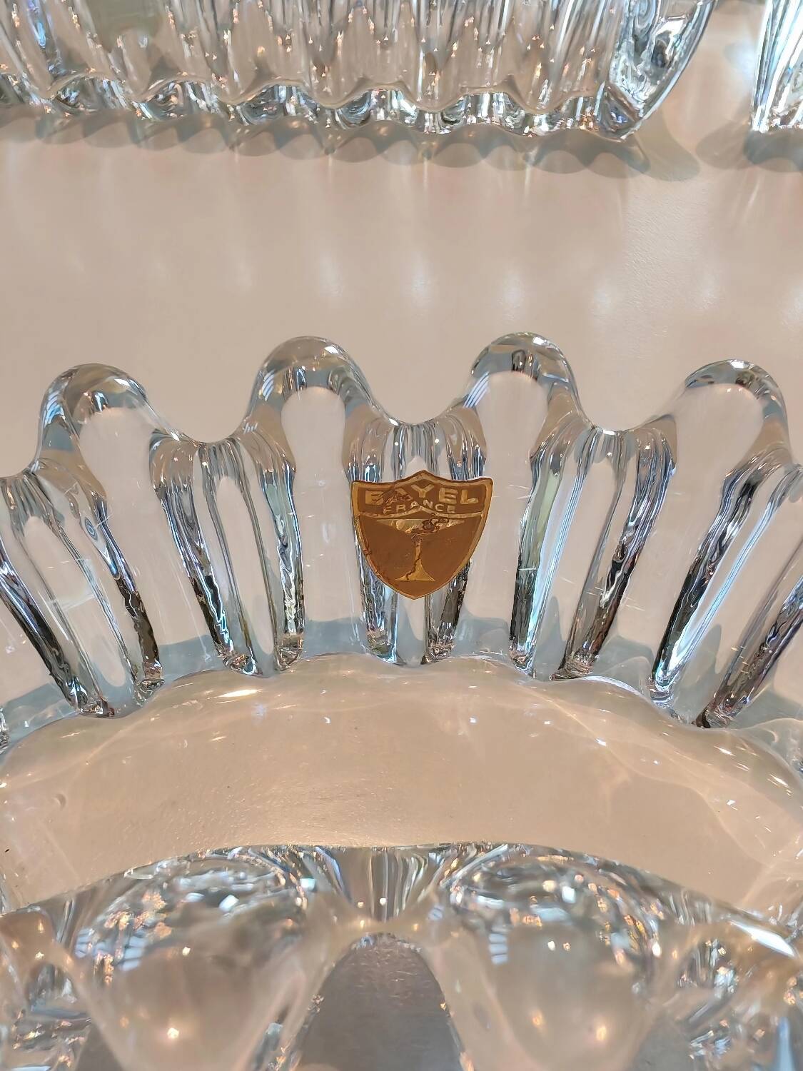 Centre de table cristal