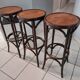 Lot 3 stools of bistrot bar vintage 1960s
