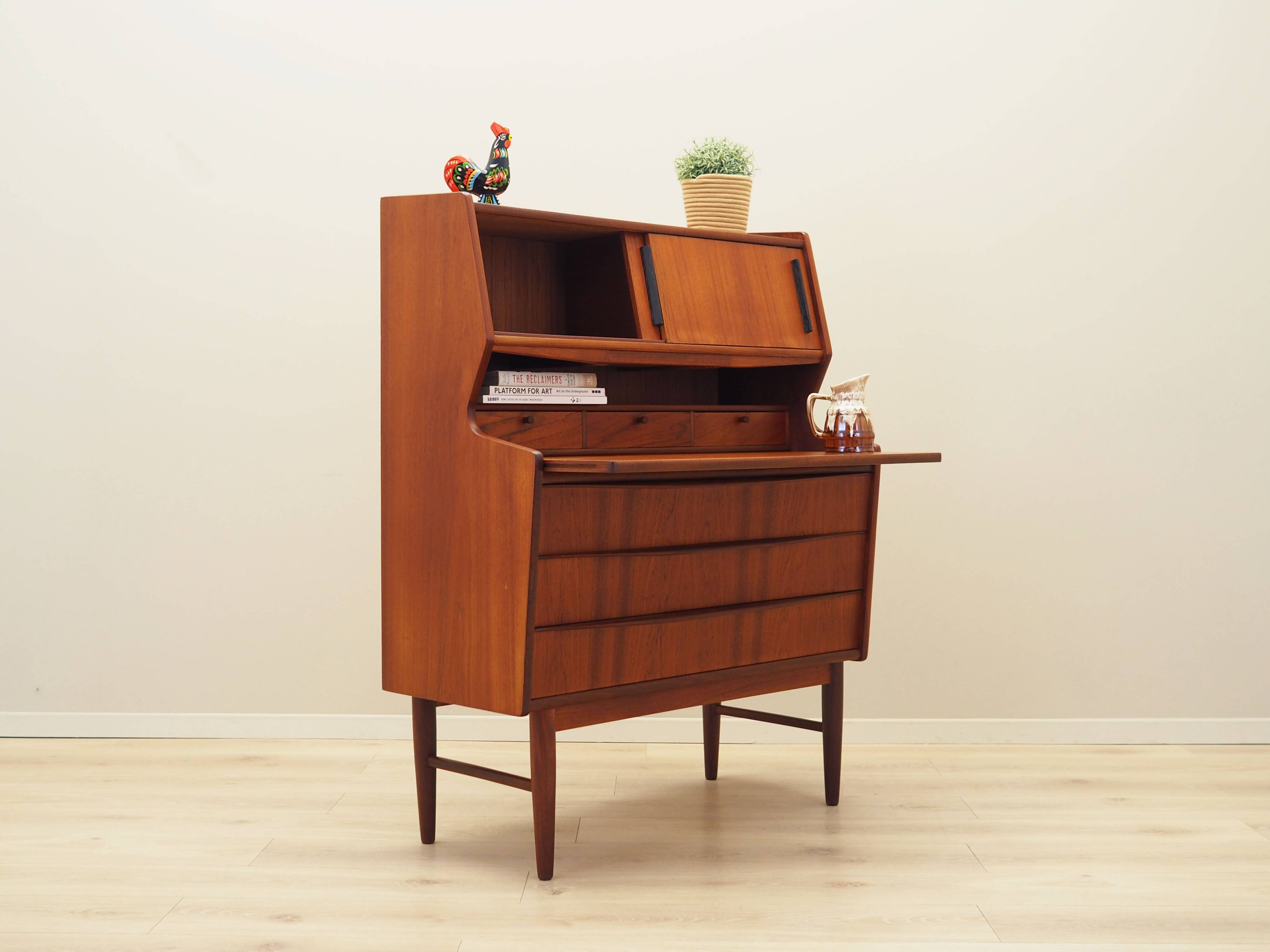 Teak secretary, Danish design, 1970s, production: Denmark