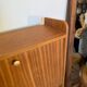 Secrétaire vintage compact placage acajou