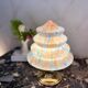 Fascinante  Lampe Art Déco en opaline multicolore
