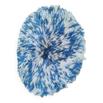 Juju hat moucheté bleu et blanc de 65 cm
