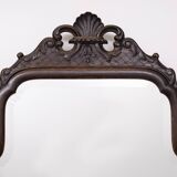 Dutch Soester Oak frame mantel mirror 1950s