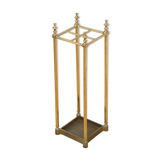 Victorian brass umbrella stand