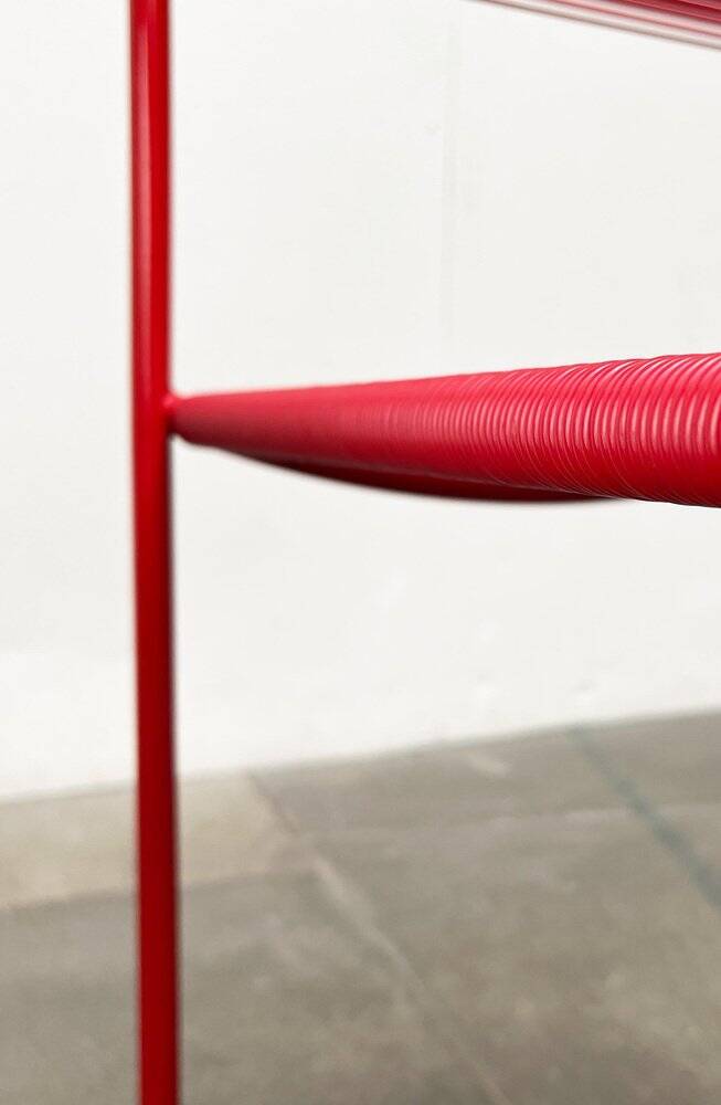 Spaghetti chairs model 101 Italian Postmodern Space Age by Giandomenico Belotti for Alias, 1970s, set of 4