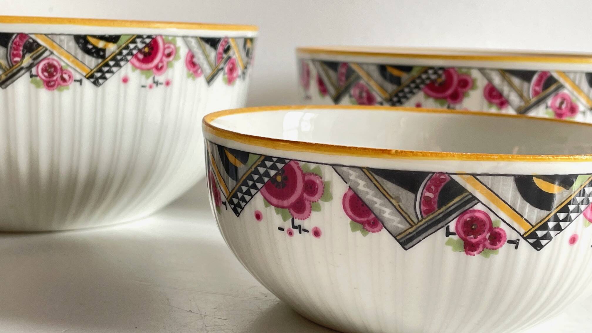 Saladiers mehun decor art deco