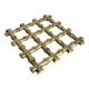 Faux bamboo trivet in bronze, Italy, 1970s