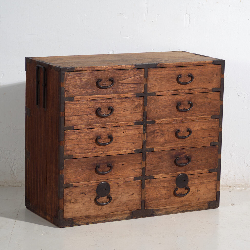Small antique chest of drawers – Meiji/Taishō period (c. 1890-1926) #90