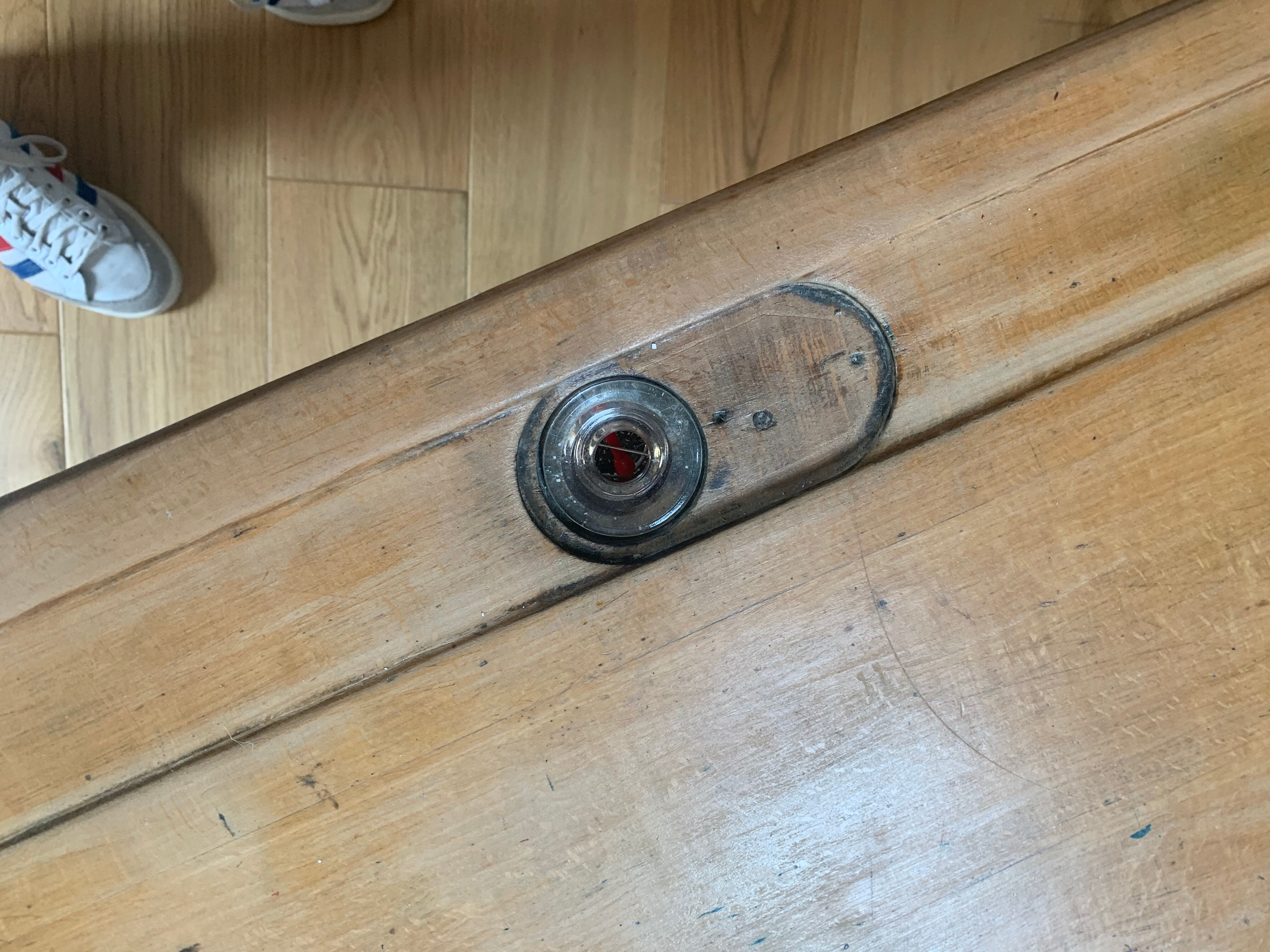 Double vintage school desk