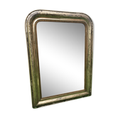 Miroir époque Louis Philippe feuille d’or  78x105cm
