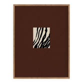 Impression giclée moderne abstraite marron