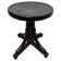 Curved wooden piano chair by Thonet