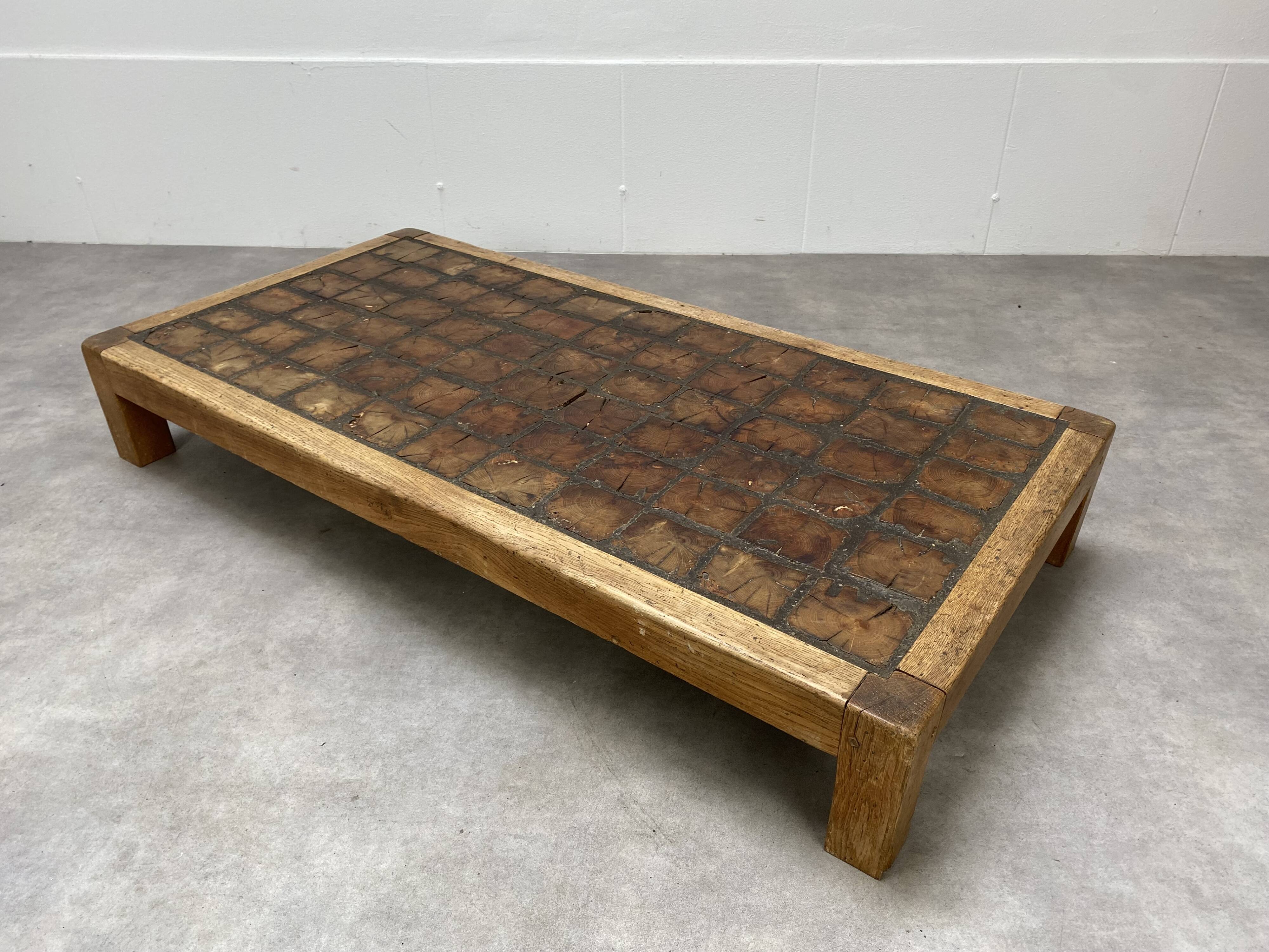 Coffee table by maison De Tonge in wood