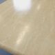 Vintage rectangular coffee table in travertine with magazine rack.