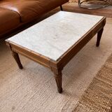 Marble coffee table